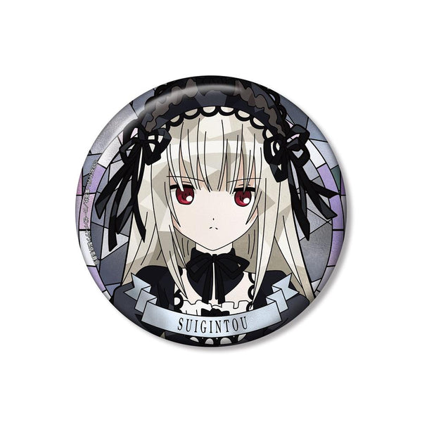 "Rozen Maiden" Suigintou Aure Glass 100mm Pin Badge