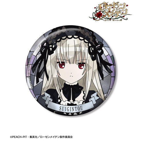 "Rozen Maiden" Suigintou Aure Glass 100mm Pin Badge