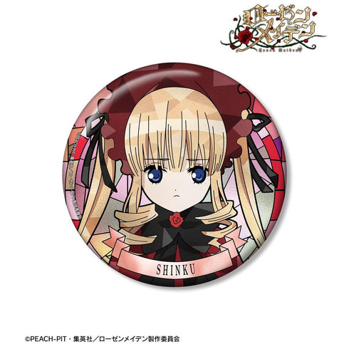 "Rozen Maiden" Shinku Aure Glass 100mm Pin Badge