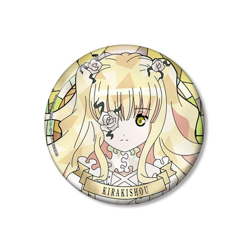 "Rozen Maiden" Yukihana Kisaki Aure Glass 100mm Pin Badge