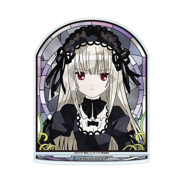 "Rozen Maiden" Suigintou Aure Glass BIG Acrylic Stand