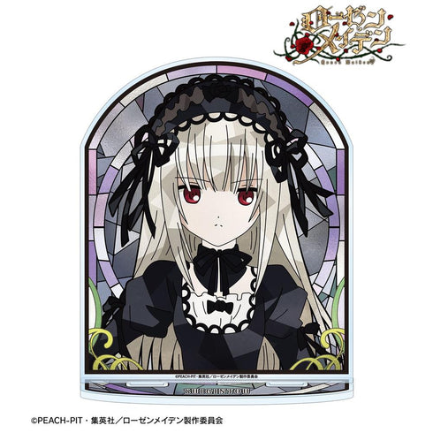 "Rozen Maiden" Suigintou Aure Glass BIG Acrylic Stand