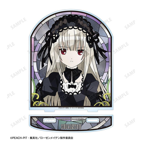 "Rozen Maiden" Suigintou Aure Glass BIG Acrylic Stand
