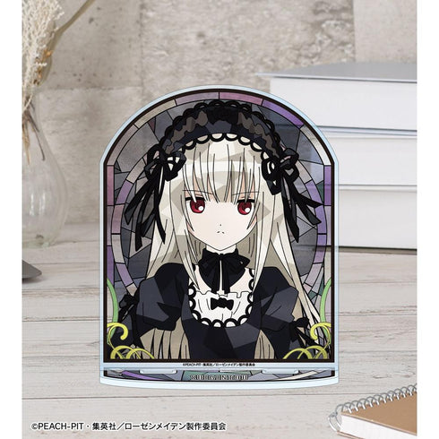 "Rozen Maiden" Suigintou Aure Glass BIG Acrylic Stand