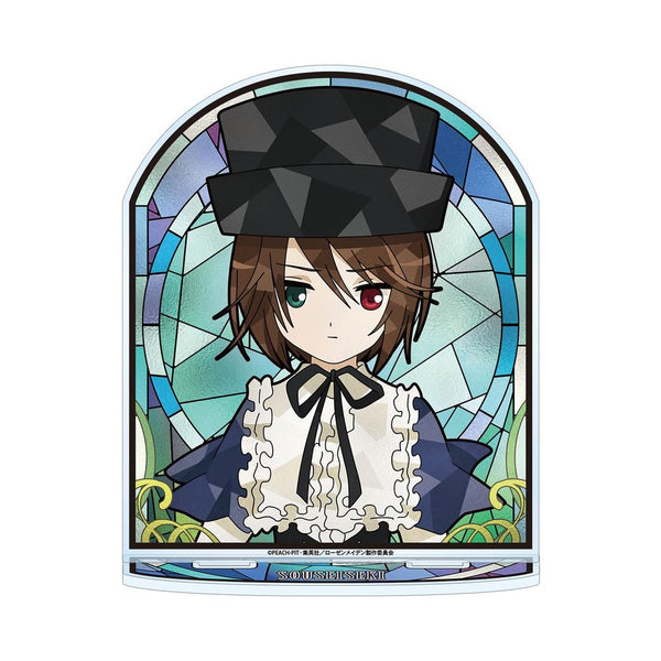 "Rozen Maiden" Aoi Seishiki Aure Glass BIG Acrylic Stand