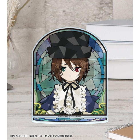 "Rozen Maiden" Aoi Seishiki Aure Glass BIG Acrylic Stand