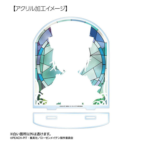 "Rozen Maiden" Aoi Seishiki Aure Glass BIG Acrylic Stand