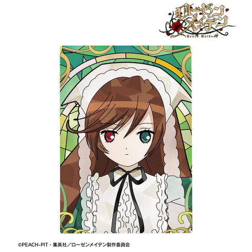 "Rozen Maiden" Suiseiseki Aure Glass B6 Metal Art Panel