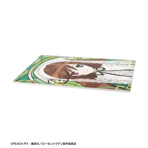 "Rozen Maiden" Suiseiseki Aure Glass B6 Metal Art Panel