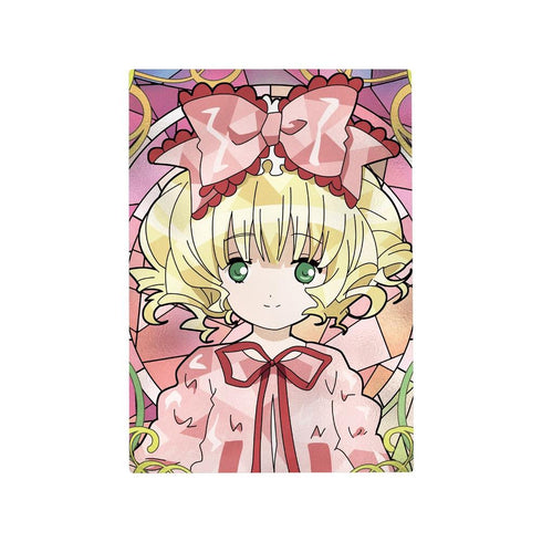 "Rozen Maiden" Hina Ichigo Aure Glass B6 Metal Art Panel