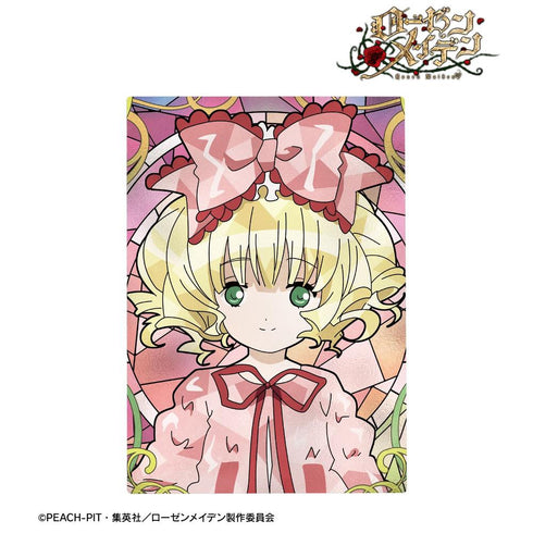 "Rozen Maiden" Hina Ichigo Aure Glass B6 Metal Art Panel