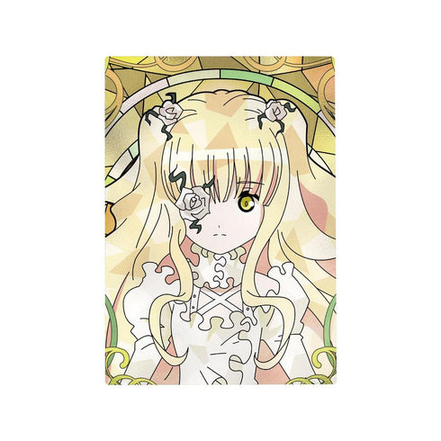 "Rozen Maiden" Yukihana Kisaki Aure Glass B6 Metal Art Panel