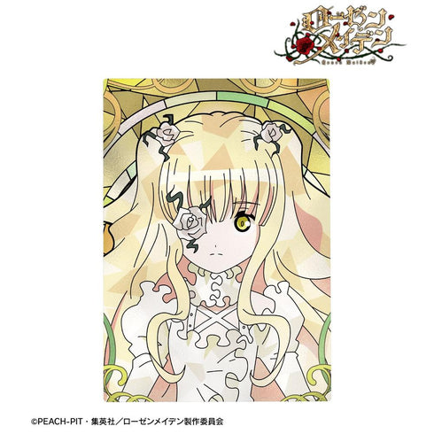 "Rozen Maiden" Yukihana Kisaki Aure Glass B6 Metal Art Panel
