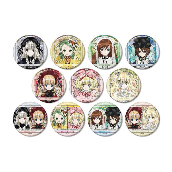 "Rozen Maiden" Trading Aure Glass Glitter Pin Badges (Sold by the box)
