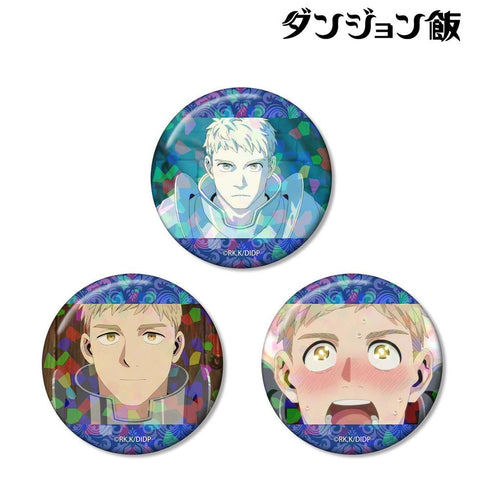 『ダンジョン飯』ライオス 場面写ホログラム缶バッジ3個セット