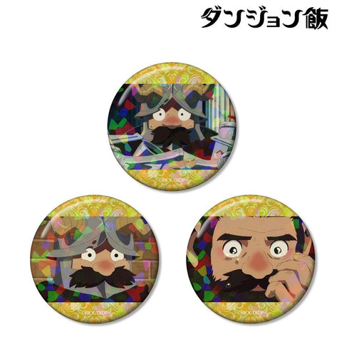 『ダンジョン飯』センシ 場面写ホログラム缶バッジ3個セット