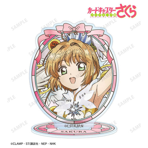 "Cardcaptor Sakura: Clear Card Arc" Sakura Kinomoto Aure Glass Acrylic Stand Ver. A