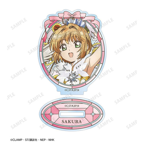 "Cardcaptor Sakura: Clear Card Arc" Sakura Kinomoto Aure Glass Acrylic Stand Ver. A