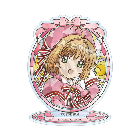 "Cardcaptor Sakura: Clear Card Arc" Sakura Kinomoto Aure Glass Acrylic Stand Ver. B