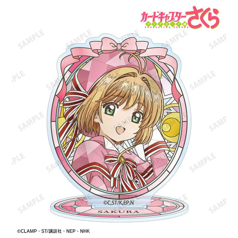 "Cardcaptor Sakura: Clear Card Arc" Sakura Kinomoto Aure Glass Acrylic Stand Ver. B
