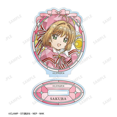 "Cardcaptor Sakura: Clear Card Arc" Sakura Kinomoto Aure Glass Acrylic Stand Ver. B