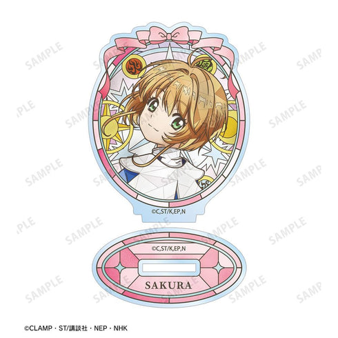 《魔卡少女樱 透明卡篇》木之本樱 Aure Glass 亚克力立牌 ver.C