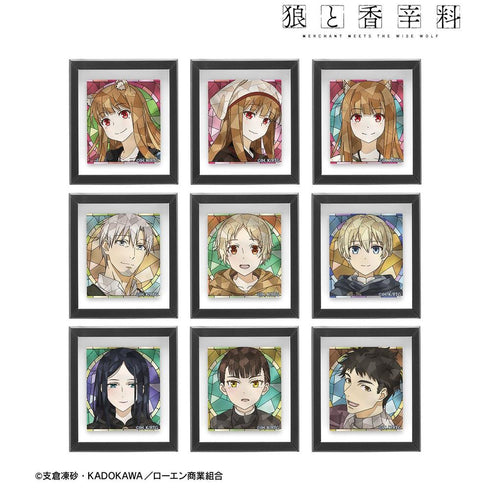 "Spice and Wolf: Merchant Meets the Wise Wolf" Trading Aure Glass Frame Magnet (Sold by the box)