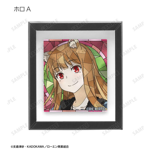 "Spice and Wolf: Merchant Meets the Wise Wolf" Trading Aure Glass Frame Magnet (Sold by the box)