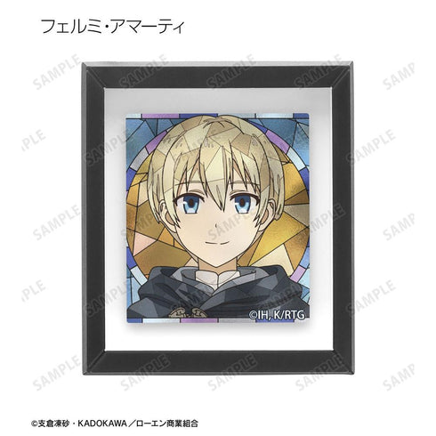 "Spice and Wolf: Merchant Meets the Wise Wolf" Trading Aure Glass Frame Magnet (Sold by the box)