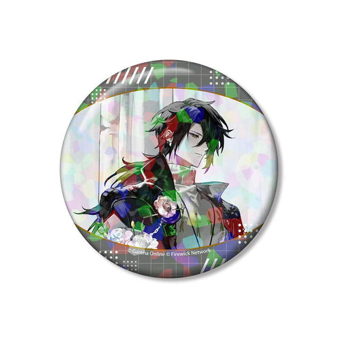 《新月同行》烏鴉 75mm 全息圖鈕扣