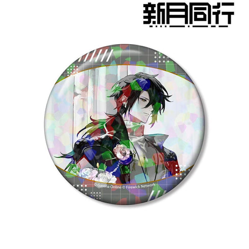 《新月同行》烏鴉 75mm 全息圖鈕扣