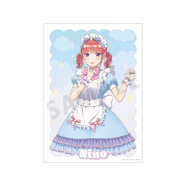 『五等分の花嫁*』描き下ろし 中野二乃 メルヘンメイドver. A3マット加工ポスター