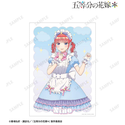 『五等分の花嫁*』描き下ろし 中野二乃 メルヘンメイドver. A3マット加工ポスター