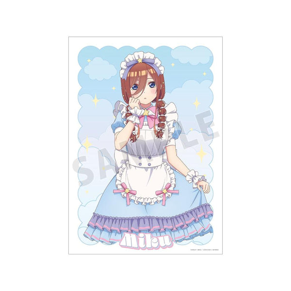 『五等分の花嫁*』描き下ろし 中野三玖 メルヘンメイドver. A3マット加工ポスター