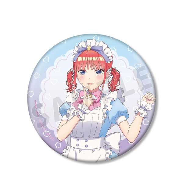 『五等分の花嫁*』描き下ろし 中野二乃 メルヘンメイドver. BIG缶バッジ