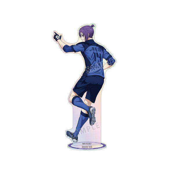 『ブルーロック』描き下ろし 御影 玲王 戦う背中×雨ver. オーロラBIGアクリルスタンド
