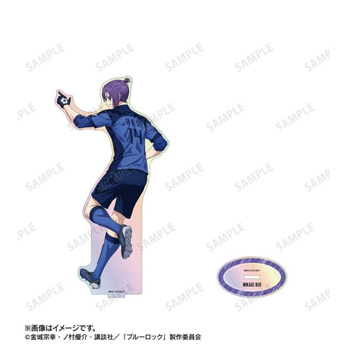 《蓝锁》全新绘制 御影玲王 战斗背影×雨天版 极光BIG亚克力立牌