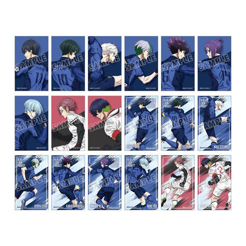 《藍鎖》全新繪製 奮戰背影×雨天版 收藏用透明卡片(單位/盒)