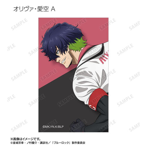 《藍鎖》全新繪製 奮戰背影×雨天版 收藏用透明卡片(單位/盒)