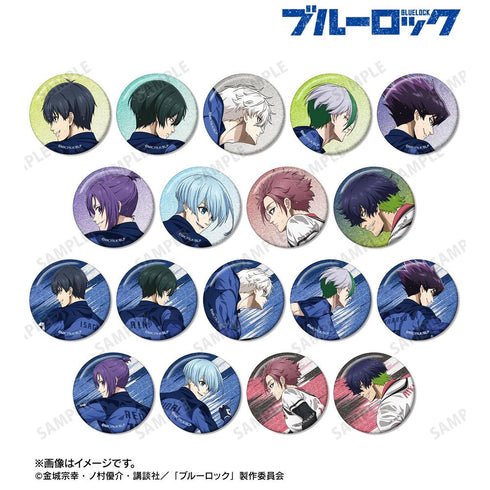 『ブルーロック』描き下ろし 戦う背中×雨ver. トレーディンググリッター缶バッジ(単位/BOX)【202608再販】