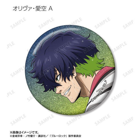 『ブルーロック』描き下ろし 戦う背中×雨ver. トレーディンググリッター缶バッジ(単位/BOX)【202608再販】
