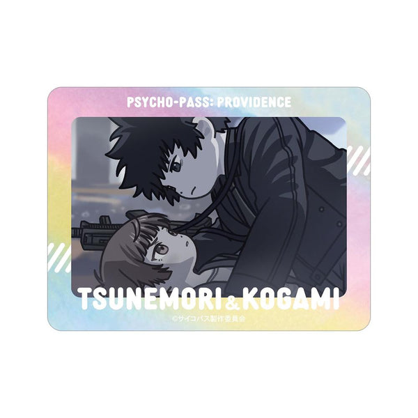 『PSYCHO-PASS サイコパス PROVIDENCE』常守 朱&狡噛 慎也 ゆるコマ オーロラダイカットステッカー