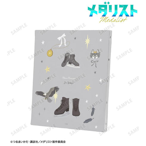 『メダリスト』狼嵜 光&夜鷹 純 ar-Unity パステルモチーフ F3号キャンバスボード