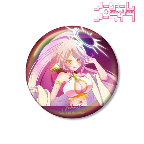 『ノーゲーム・ノーライフ』描き下ろし ジブリール 踊り子ver. 75mmオーロラ缶バッジ