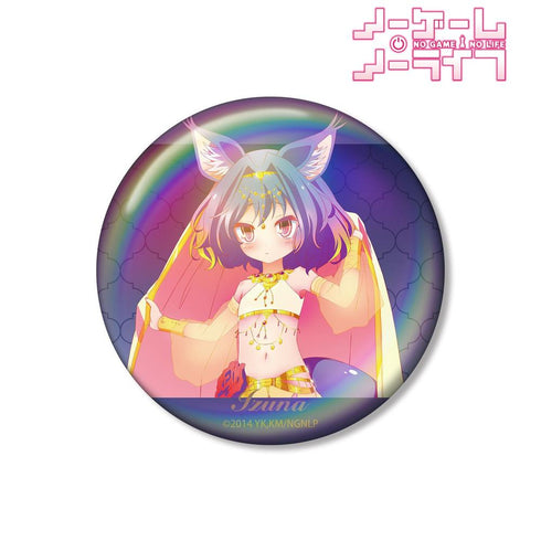 『ノーゲーム・ノーライフ』描き下ろし 初瀬いづな 踊り子ver. 75mmオーロラ缶バッジ