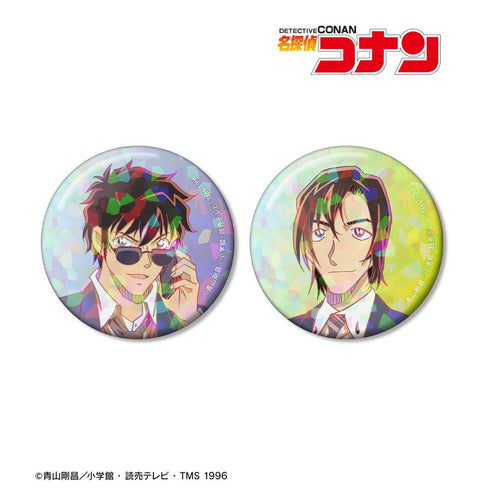 『名探偵コナン』松田陣平&萩原研二 Ani-Art clear label 第2弾 ホログラム缶バッジ2個セット