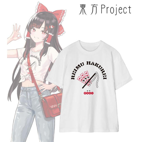 《東方Project》松本能人插畫 現代風時尚版 vol.2 博麗靈夢 穿著款T恤(男女通用)
