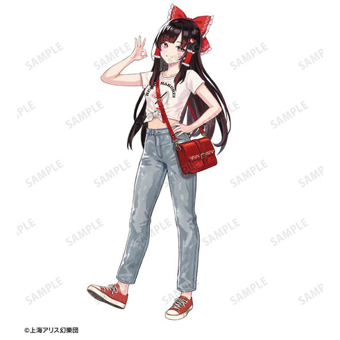 《東方Project》松本能人插畫 現代風時尚版 vol.2 博麗靈夢 穿著款T恤(男女通用)