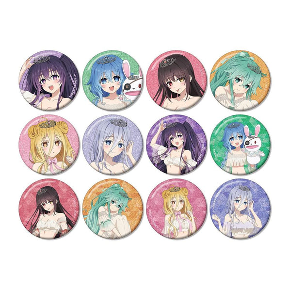 『デート・ア・ライブV』描き下ろし プリンセス玉座ver. トレーディンググリッター缶バッジ(単位/BOX)