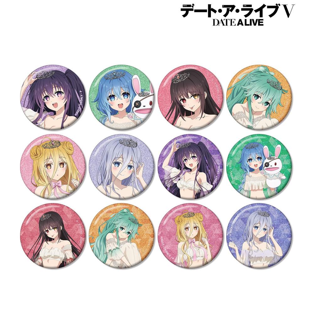 【限定・希少】デート・ア・ライブ V プリンセス玉座ver. 缶バッジBOX デート・ア・ライブV』描き下ろし プリンセス玉座ver. トレーディング